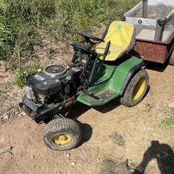 John Deere Gt 262 No Hood Or Mower Deck Runs And Drives 250 Or Best Offer