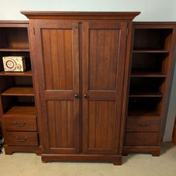 Lexington Bob Timberlake Amoire w/ slide out desk and 2 Bookcases