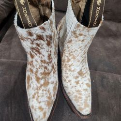 Cow hair boots