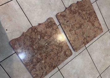 Pair Of Marble Tops- Made In Portugal 21”x20.5”