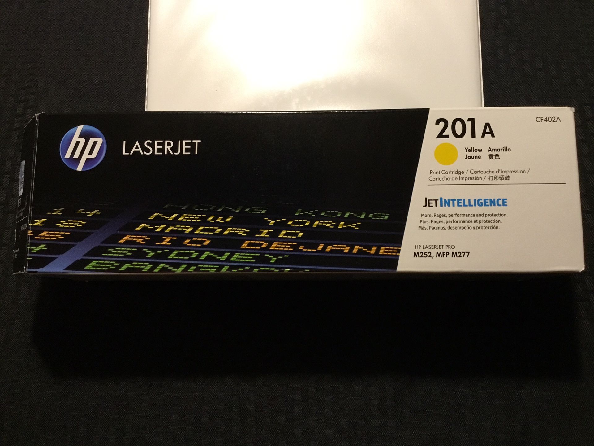 HP Color Laser Toner Cartridge, 201A