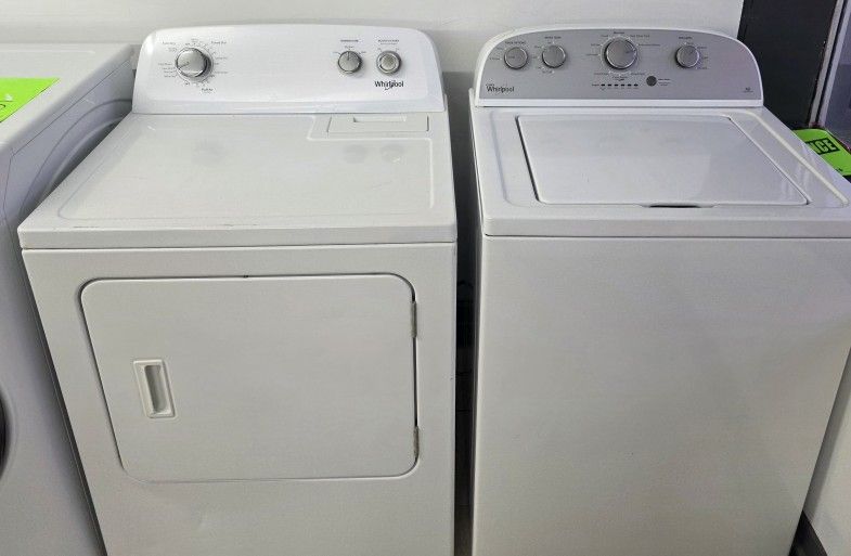 Whirlpool Washer & Dryer 
(Works Great)
Comes w/ Warranty 
Delivery Available 

Our Store is Located at:
1260 Highway 85 North 
Fayetteville, GA 