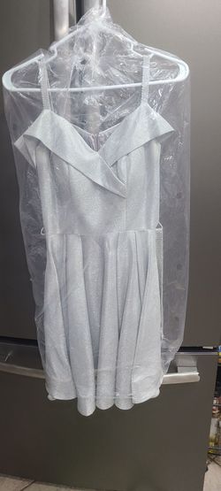 Silver Knee- length dress
