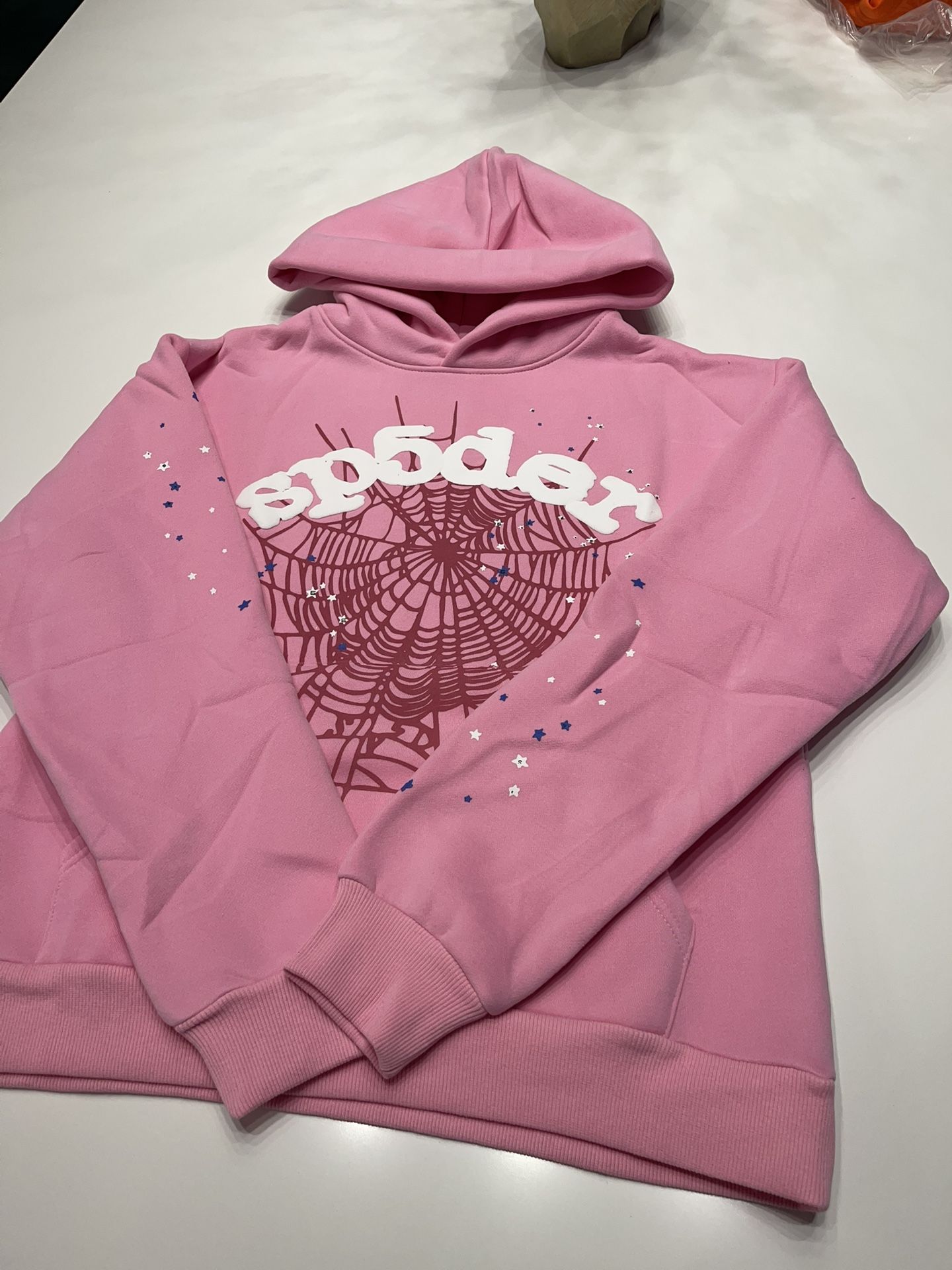 Brand New Pink Sp5der Hoodie