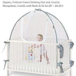 Baby Crib Safety Net Tent
