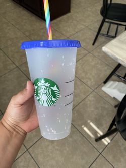 Starbucks Color Changing Confetti Cup