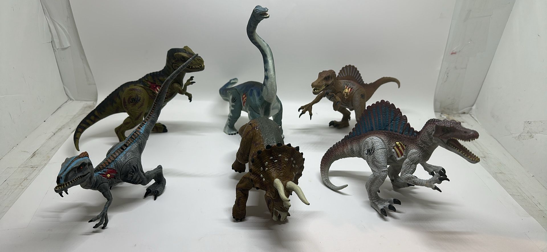 Hasbro Jurassic Park III Re-Ak A-Tak T-Rex action figure 2001 6 piece lot
