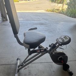 Brand new. Exerpeutic 400XL Folding Recumbent Exercise Bike