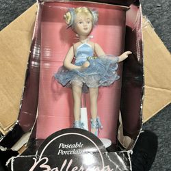 Porcelain Ballerina Doll 