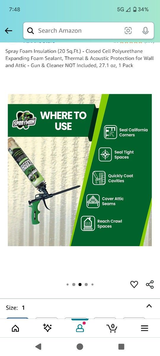 Foam Spray Gun