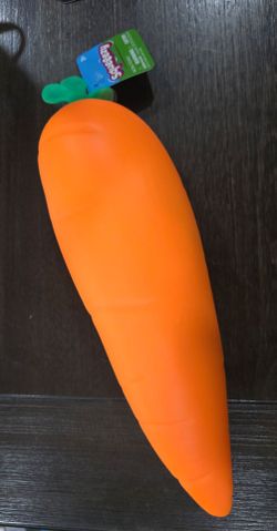 SQUEEEZY 13" CARROT 🥕 🥕 Squishy Toy BRAND NEW