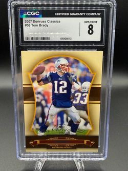 Tom Brady 2007 Donruss Classics CGC Mint 8