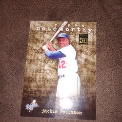 Jackie Robinson Baseball Card 