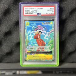One Piece Graded Psa Slab 