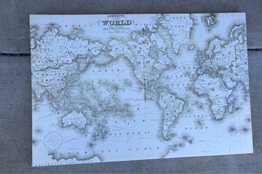 World Map Canvas Print