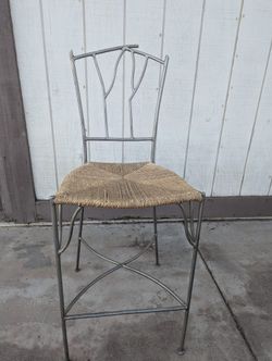 Metal Bar Chairs (Set Of Two)