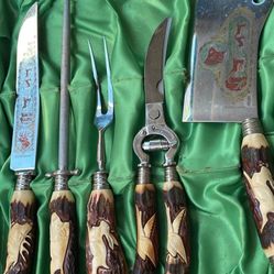 Baron Solingen Germany 1950s Knife Set 