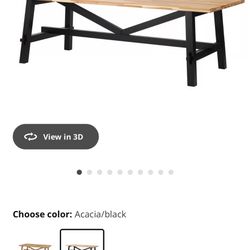 Dinner table (ikea) Bench And Chairs