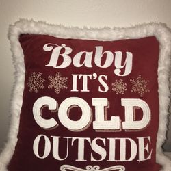 Christmas holiday pillow