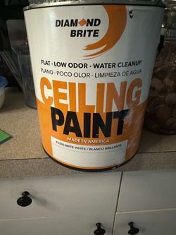 White ceiling paint 3/4 of a can