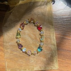Butterfly Sparkle Resin Crystals Bracelet
