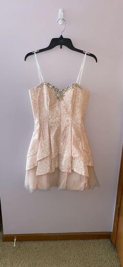 Masquerade Light Pink and White Dress