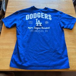 New Nike LA Dodgers Baseball Thick Shirt MLB Doyers Men’s M Medium
