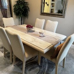 Elegant Marble Dining Table – Great Condition 