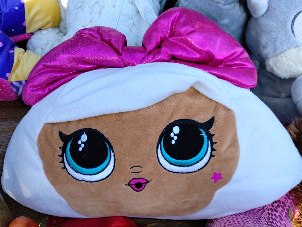 lol doll face pillow