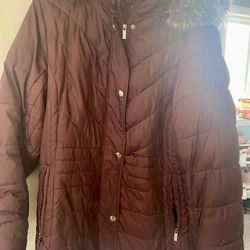 LIZ CLABORNE Winter Jacket 1X FREE
