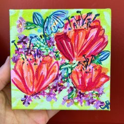 Original Painting - Local Art - Floral/Flowers/Bright /Plants