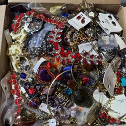 Boxes Full Of New And Used Jewelry 