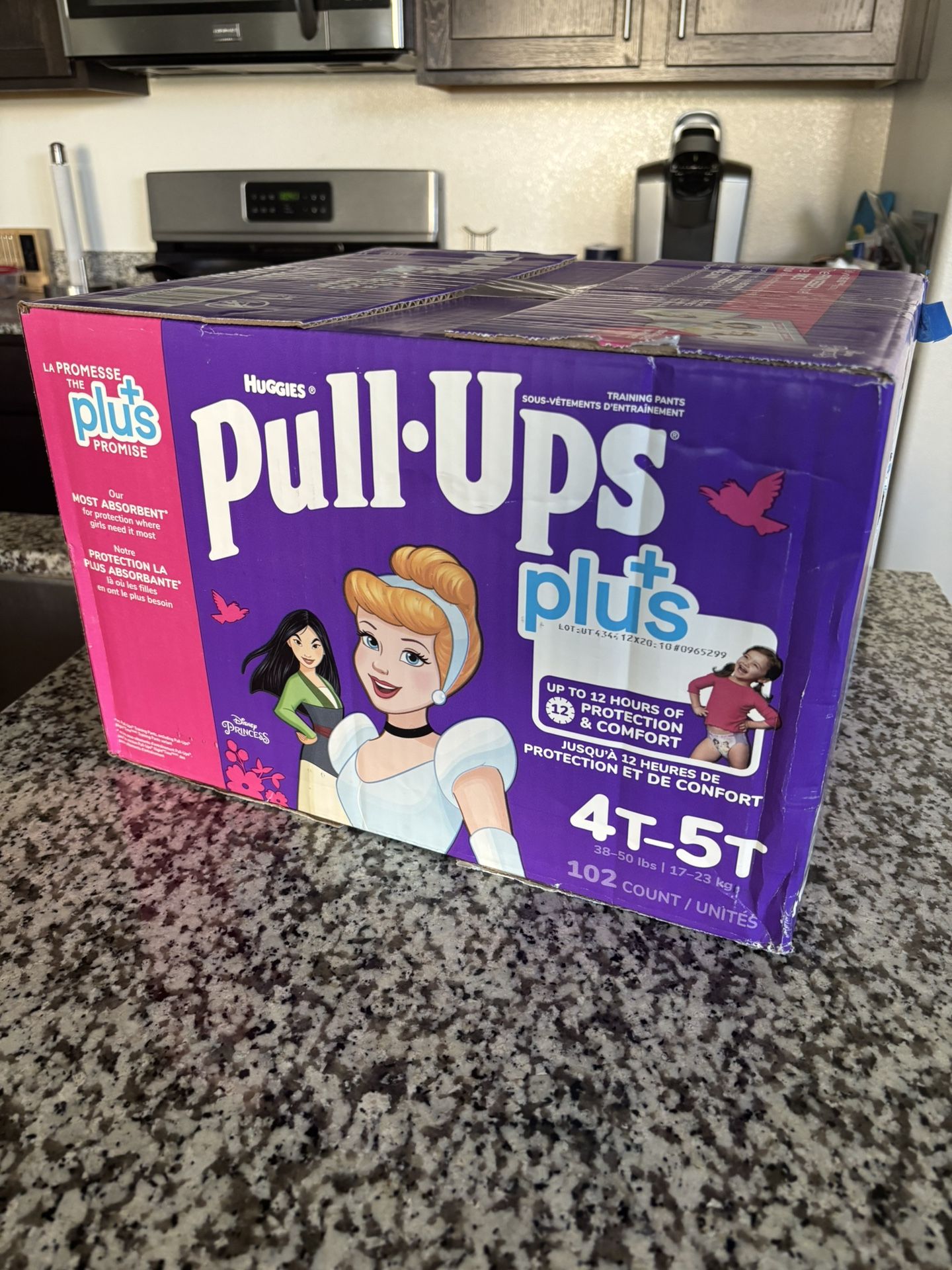 Pull-UPS Plus+ Brand New Sealed 4t-5t 102 Count!