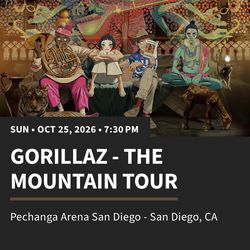 2 Tickets for the Gorillaz