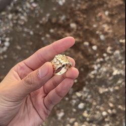 gold nugget ring 
