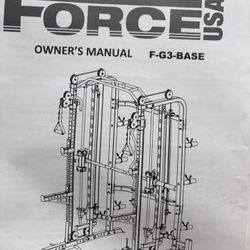 FORCE USA F-3G $750 OBO