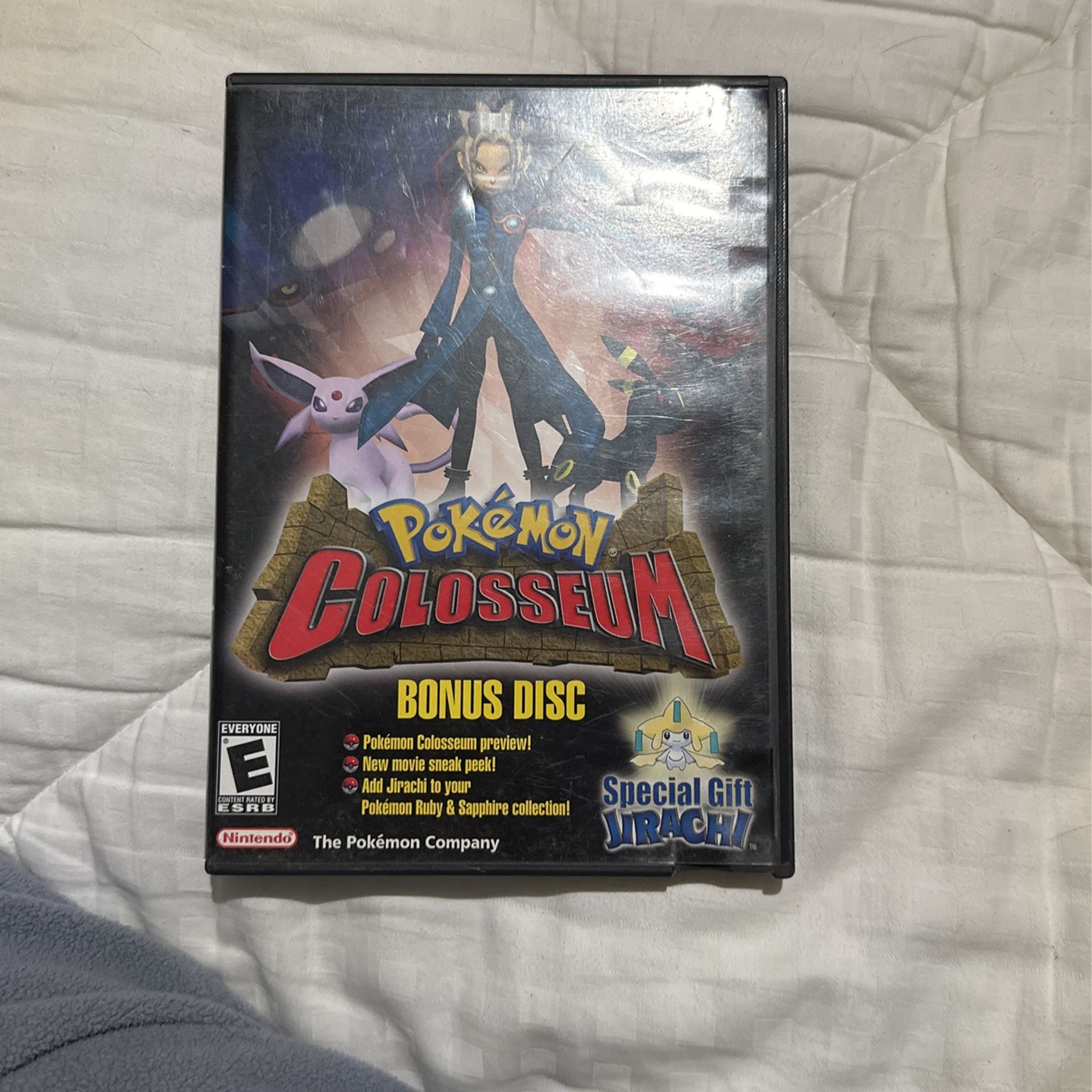 Pokémon Colosseum BONUS DISC AND MANUAL