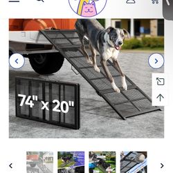 Portable Extra Wide Lightweight Dog Ramp 