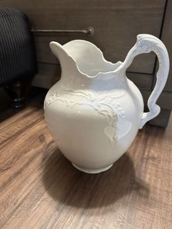 Vintage Utah Ironstone Pitcher 