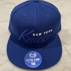 Ultra GAME New York Knicks Blue NBA Snapback Cap Basketball Official