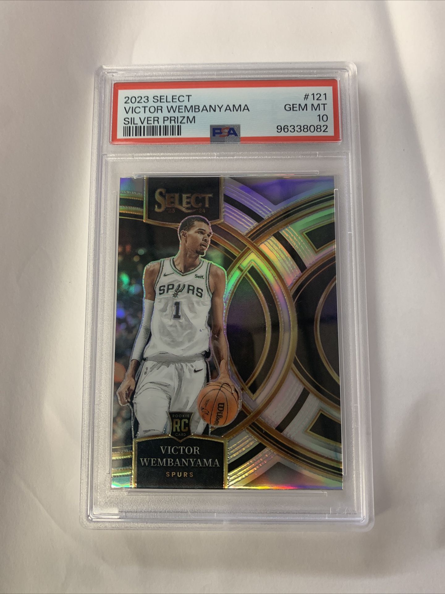 2023 Select Victor Wembanyama RC - Premier Silver Refractor - PSA 10