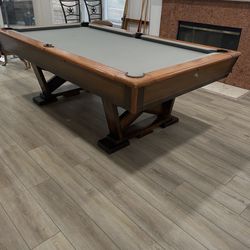 7’ Slate Pool Table w/ Accessories – Vintage Peter Vitalie – Solid Wood – Great Deal