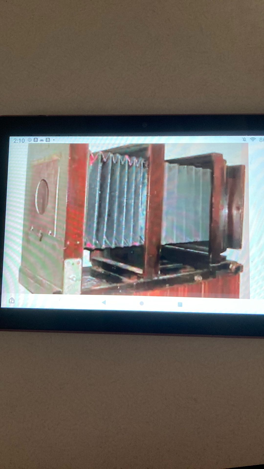 Big Vintage Ansco Studio Land Camera, Double Bellows