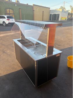 Salsa/salad cart