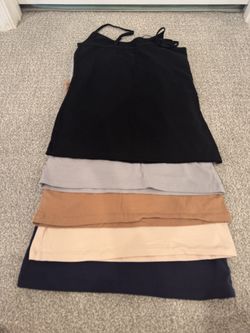 *Lot of 5 Sonoma Goods for Life Brand Women's Seamless Cami's, S*