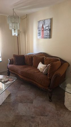 Brown couch