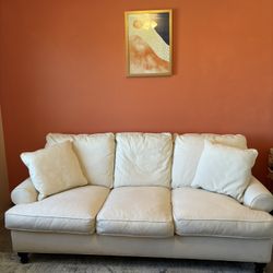 Robin Bruce ‘Cindy’ Sofa, Off-White, 84”. Cash Only