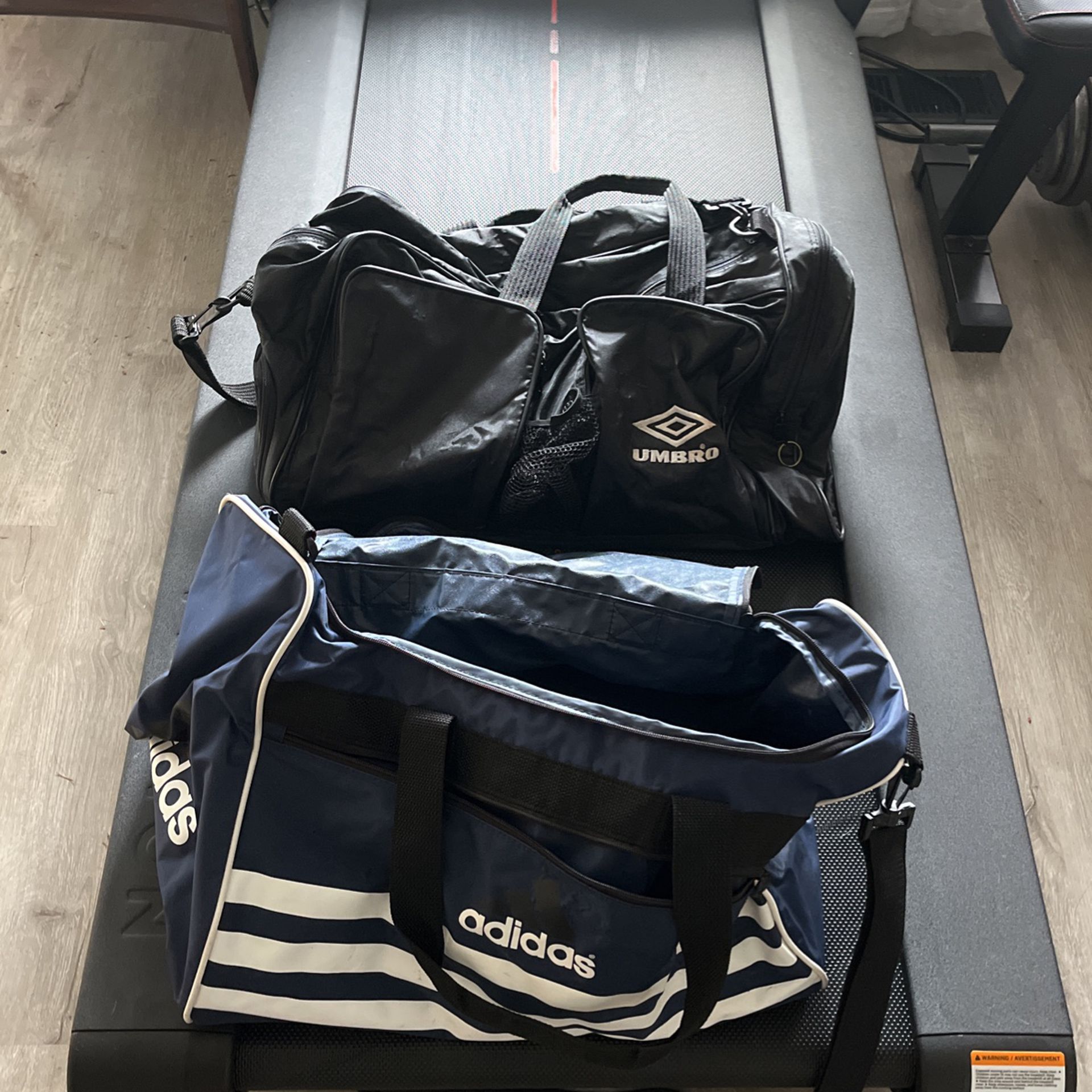 Sport/Duffle Bags - Umbro ($40) and Adidas ($40)