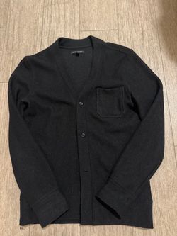 Banana Republic Men’s Black Boucle Sweater Jacket Small