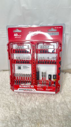 Milwaukee Shockwave 40-Piece Impact Bit Set